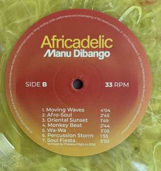 LP Manu Dibango: Africadelic CLR