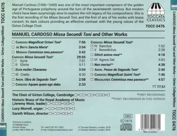 CD The Choir Of Girton College, Cambridge: Missa Secundi Toni And Other Works