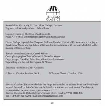 CD The Choir Of Girton College, Cambridge: Missa Secundi Toni And Other Works