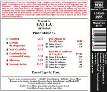 CD Manuel de Falla: Piano Music • 2