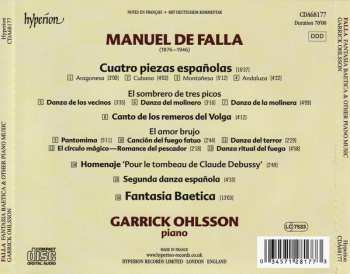 CD Manuel de Falla: Fantasia Baetica ∙ Piezas Españolas ∙ El Amor Brujo ∙ El Sombrero De Tres Picos