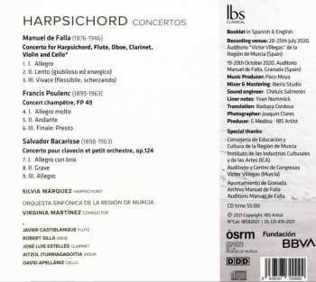 CD Manuel de Falla: Harpsichord Concertos