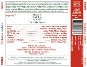 CD Manuel de Falla: La Vida Breve