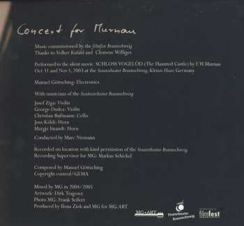CD Manuel Göttsching: Concert For Murnau