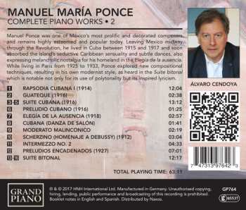 CD Manuel María Ponce Cuéllar: Complete Piano Works • 2