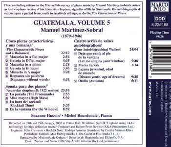 CD Manuel Martinez-sobral: Guatemala Volume 5