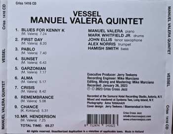CD Manuel Valera Quintet: Vessel