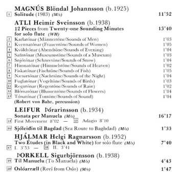 CD Manuela Wiesler: To Manuela (Icelandic Solo Flute Music Written For Manuela Wiesler by Þorkell Sigurbjörnsson, Atli Heimir Sveinsson, Leifur Þórarinsson, Hjálmar Helgi Ragnarsson and Magnús Blöndal Johansson)