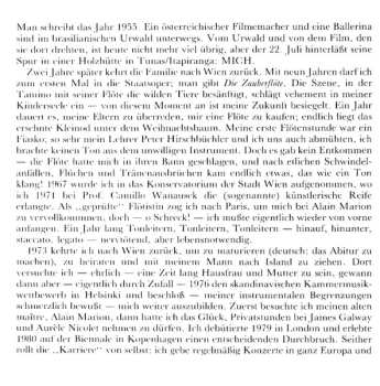 CD Manuela Wiesler: To Manuela (Icelandic Solo Flute Music Written For Manuela Wiesler by Þorkell Sigurbjörnsson, Atli Heimir Sveinsson, Leifur Þórarinsson, Hjálmar Helgi Ragnarsson and Magnús Blöndal Johansson)