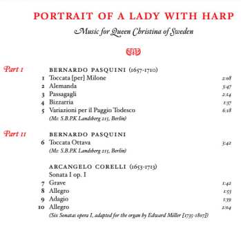 CD Mara Galassi: Portrait Of A Lady With Harp (Music For Queen Christina Of Sweden)