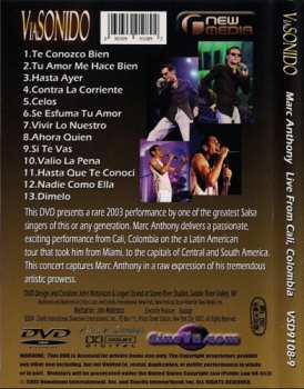 DVD Marc Anthony: Live From Cali, Colombia