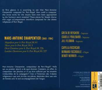 CD Marc Antoine Charpentier: Messe Pour Le Port Royal