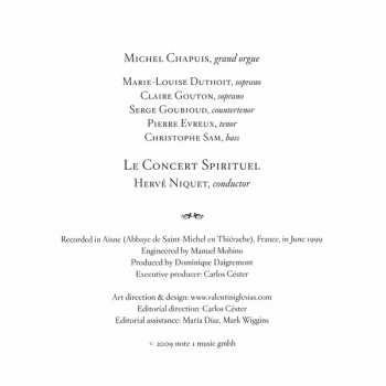 CD Hervé Niquet: Messe de Monsieur de Mauroy