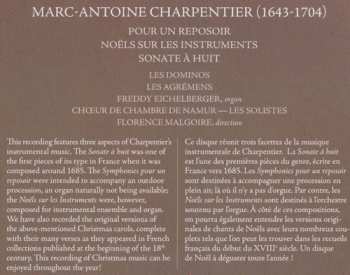 CD Marc Antoine Charpentier: Pour Un Reposoir - Noëls Sur Les Instruments - Sonate A Huit