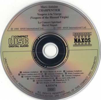 CD Hervé Niquet: Vespres À La Vierge
