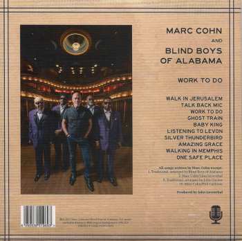 CD Marc Cohn: Work To Do