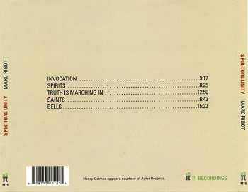 CD Marc Ribot: Spiritual Unity