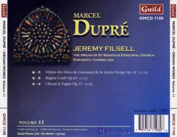 CD Marcel Dupré: Complete Organ Works Vol.11
