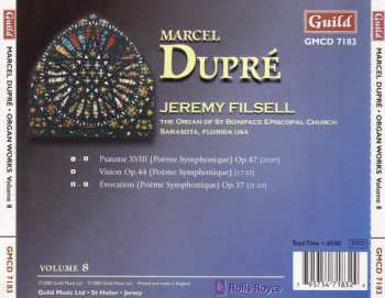 CD Marcel Dupré: Intégrale Des Œuvres Pour Orgue = Complete Organ Works = Sämtliche Orgelwerke, Volume 8