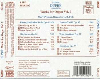 CD Marcel Dupré: Works For Organ Vol. 7