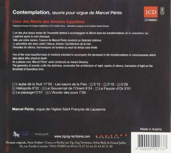 CD Marcel Pérès: Contemplation (Livre Des Morts Des Anciens Egyptiens) DIGI