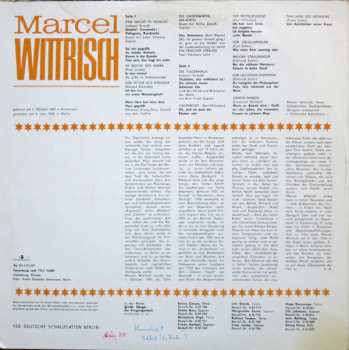 LP Marcel Wittrisch: Marcel Wittrisch Tenor