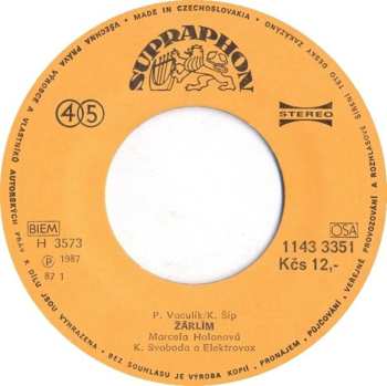 SP Marcela Holanová: Žárlím / To Zvládnem (Poster)