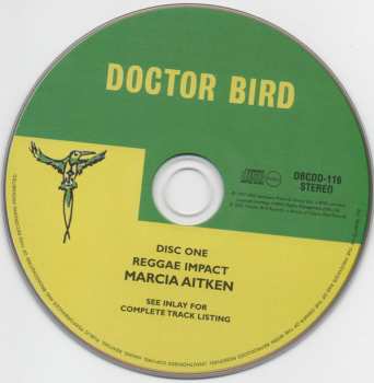 2CD Marcia Aitken: Reggae Impact & Someone Loves You Honey