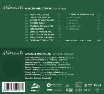 CD Marcin Mielczewski: Choral Works