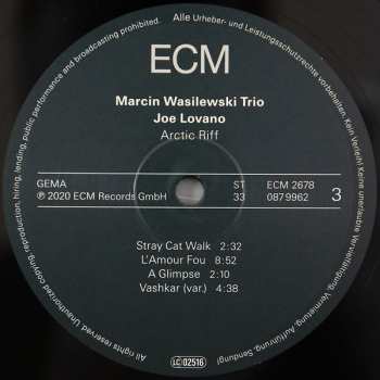 2LP Joe Lovano: Arctic Riff