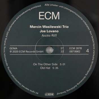 2LP Joe Lovano: Arctic Riff