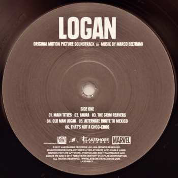2LP Marco Beltrami: Logan (Original Motion Picture Soundtrack)  LTD