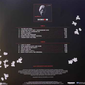 4LP/Doos Marco Beltrami: Scream (Original Motion Picture Soundtracks) LTD | CLR