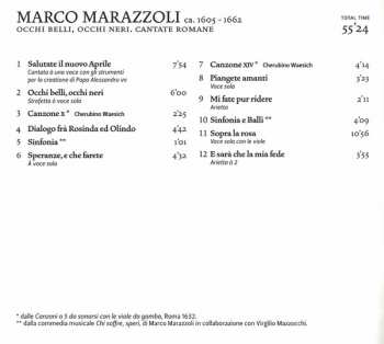 CD Ensemble Mare Nostrum: Occhi Belli, Occhi Neri (Cantate Romane)