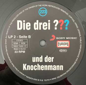 2LP Marco Sonnleitner: Die Drei ??? 223 - Und Der Knochenmann