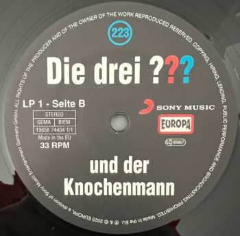 2LP Marco Sonnleitner: Die Drei ??? 223 - Und Der Knochenmann