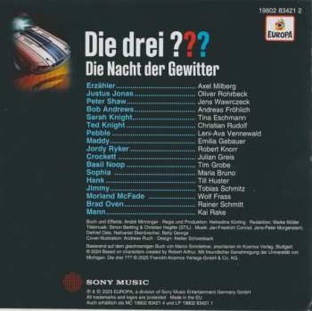 CD Marco Sonnleitner: Die Drei ??? 233 - Die Nacht Der Gewitter