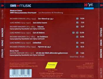 CD Les Percussions De Strasbourg: Strauss Nono Wagner