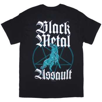 Merch Marduk: Marduk Unisex T-shirt: Black Metal Assault (black) (back Print) (small) S