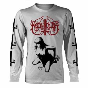 Merch Marduk: T-shirt Met Lange Mouwen Fuck Me Jesus (white)