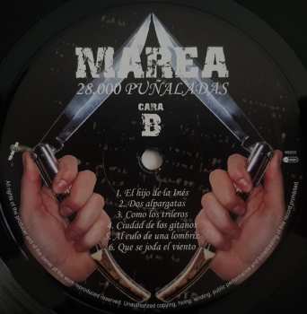 LP/CD Marea: 28.000 Puñaladas