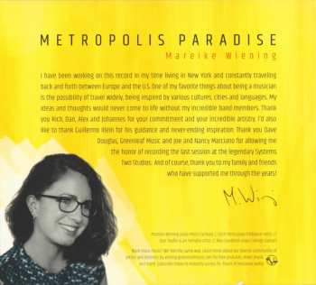 CD Mareike Wiening: Metropolis Paradise