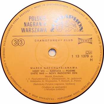 LP Marek Grechuta & Anawa: Marek Grechuta Anawa