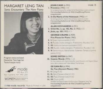 CD Margaret Leng Tan: Sonic Encounters: The New Piano