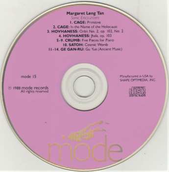 CD Margaret Leng Tan: Sonic Encounters: The New Piano