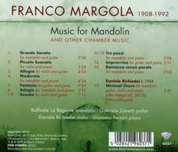 CD Raffaele La Ragione: Music For Mandolin And Other Chamber Music