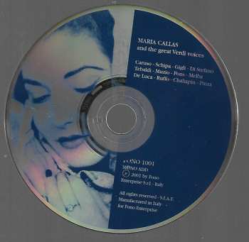 CD Maria Callas: Maria Callas And The Great Verdi Voices