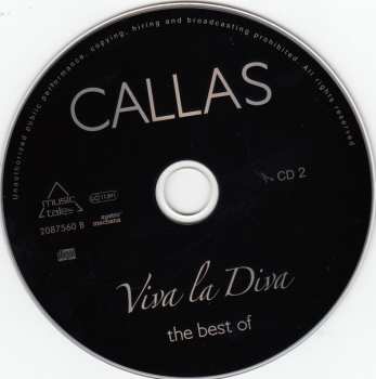 2CD Maria Callas: Viva La Diva