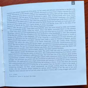 CD Maria Cebotari: Maria Cebotari, Sopran