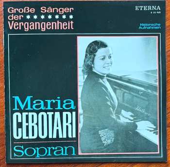 CD Maria Cebotari: Maria Cebotari, Sopran
